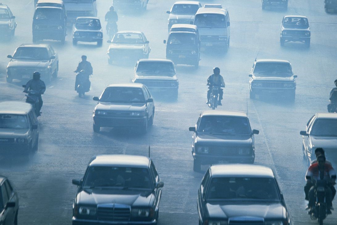 摇下车窗的驾驶大大增加了空气污染的暴露